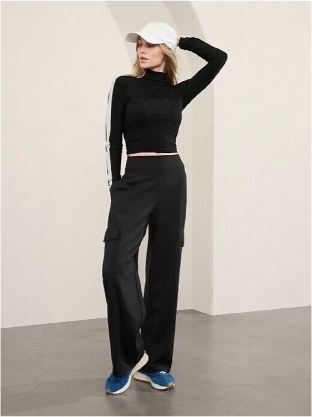 Athleta Venice Cargo Wide Leg Pants
